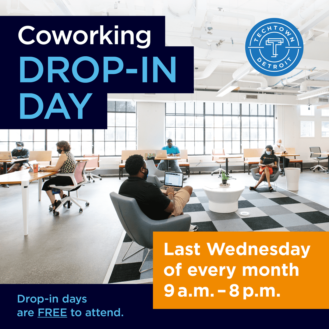 Drop in day coworking at TechTown