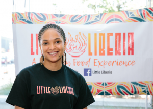 Ameneh Marhaba, owner of Little Liberia, smiling