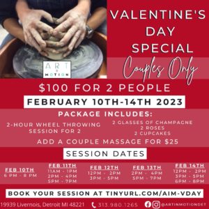 Valentine's Day special with Art in Motion