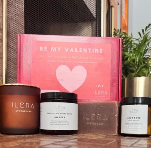 Valentine's Day candles from Ilera Apothecary