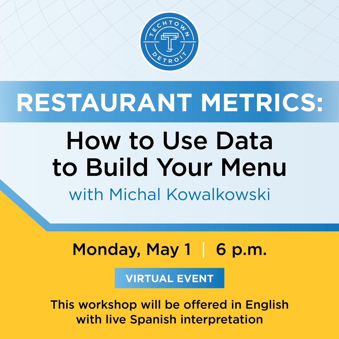 Restaurant Metrics: How To Use Data To Build Your Menu Workshop ...