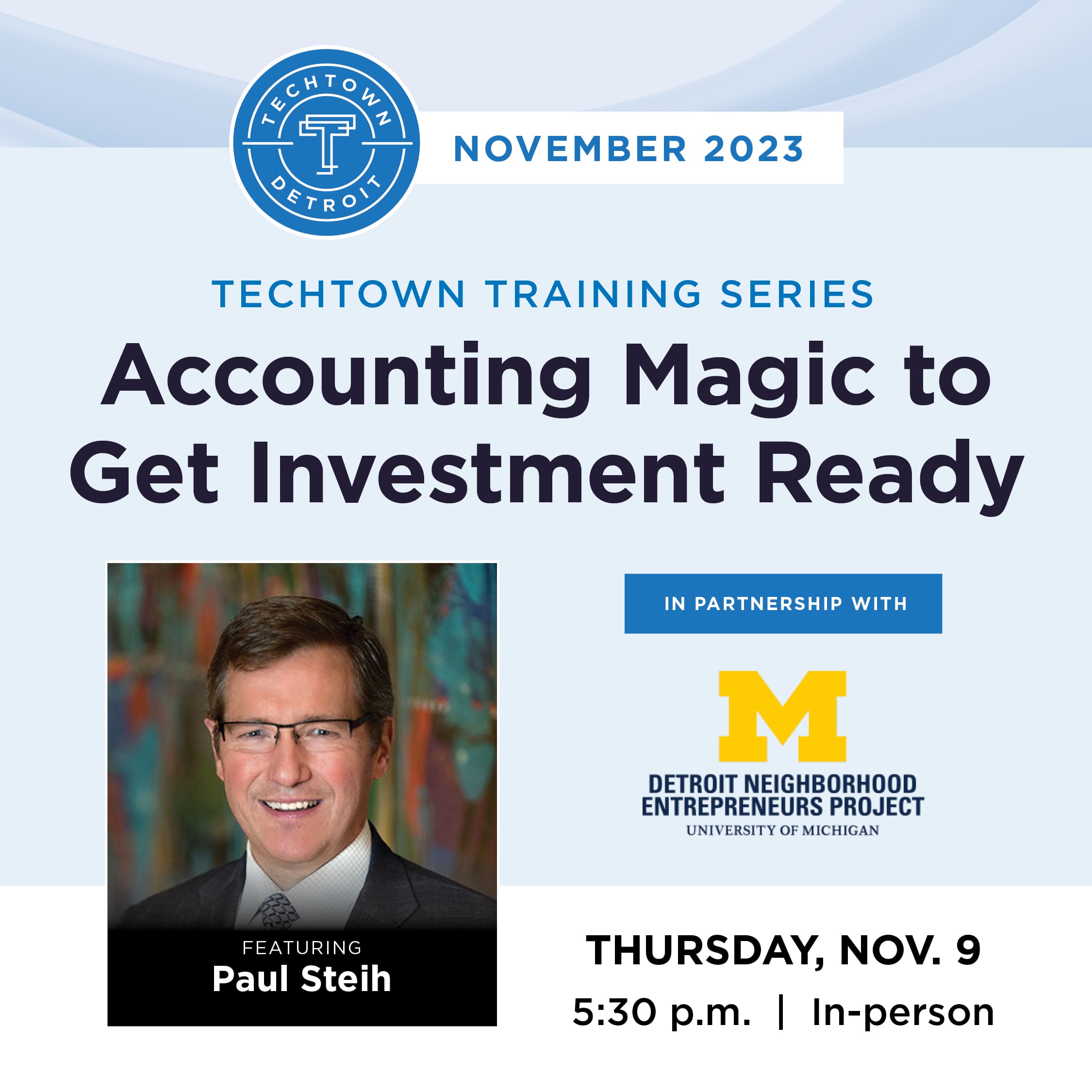 Training Series: Accounting Magic to Get Investment Ready