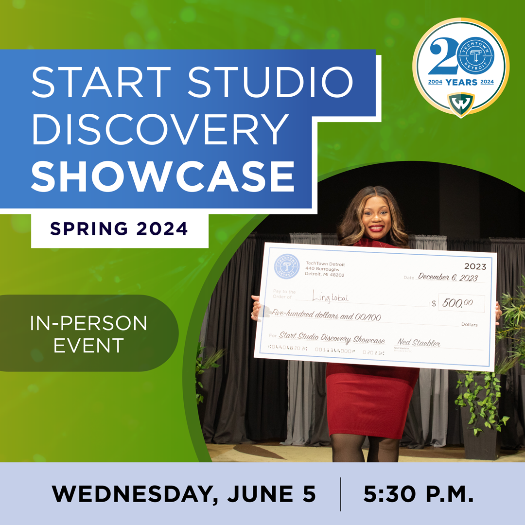 Promotional graphic for Spring 2024 Start Studio Discovery Showcase