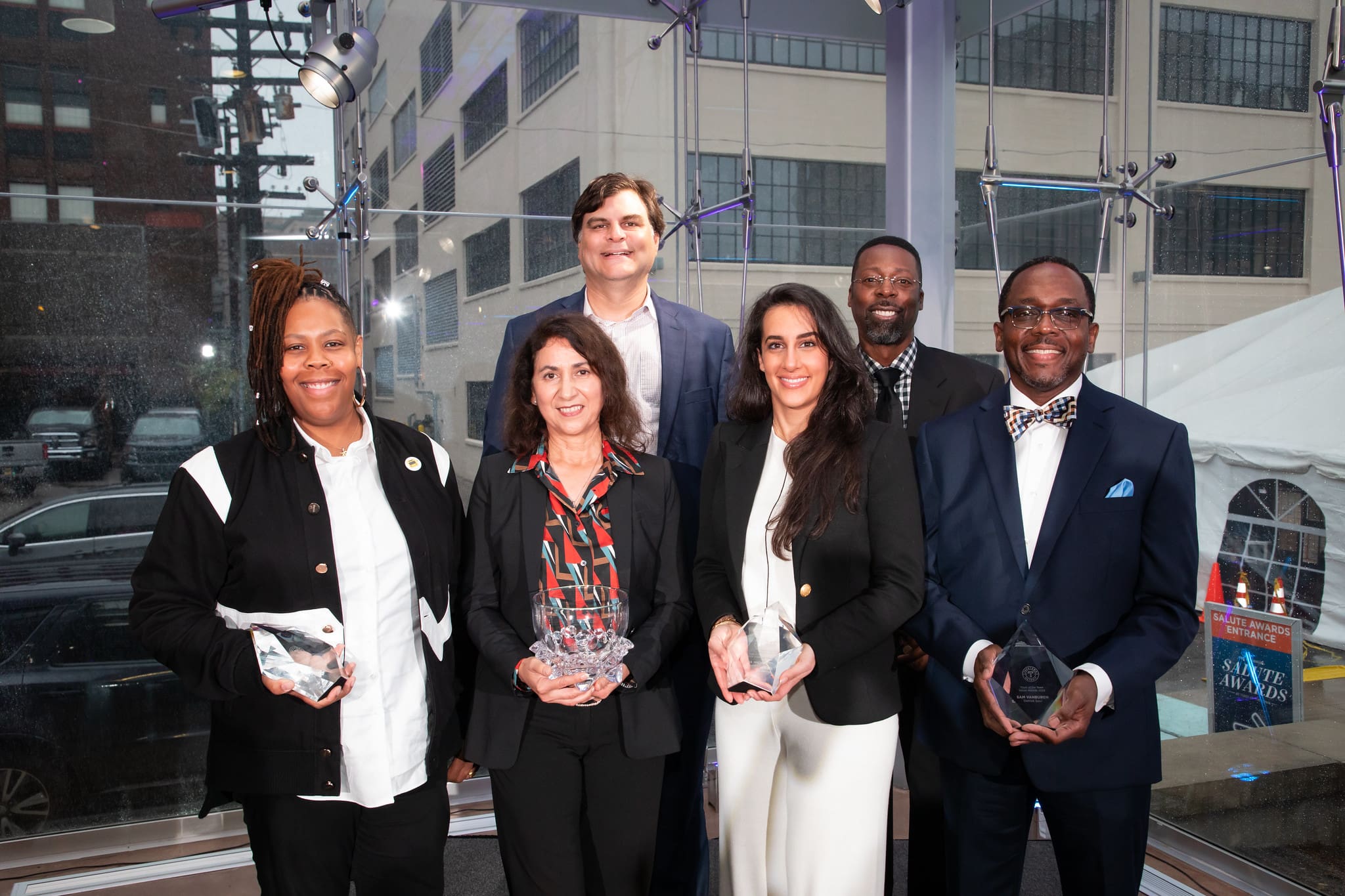 Image of the Salute Award Winners and Ned Staebler 2023