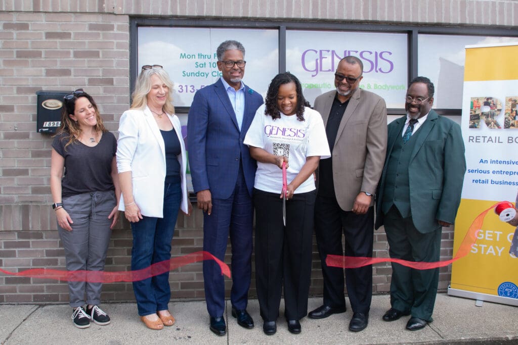 A photo of RBC alum Genesis Therapeutic Massage and Bodyworks ribbon cutting